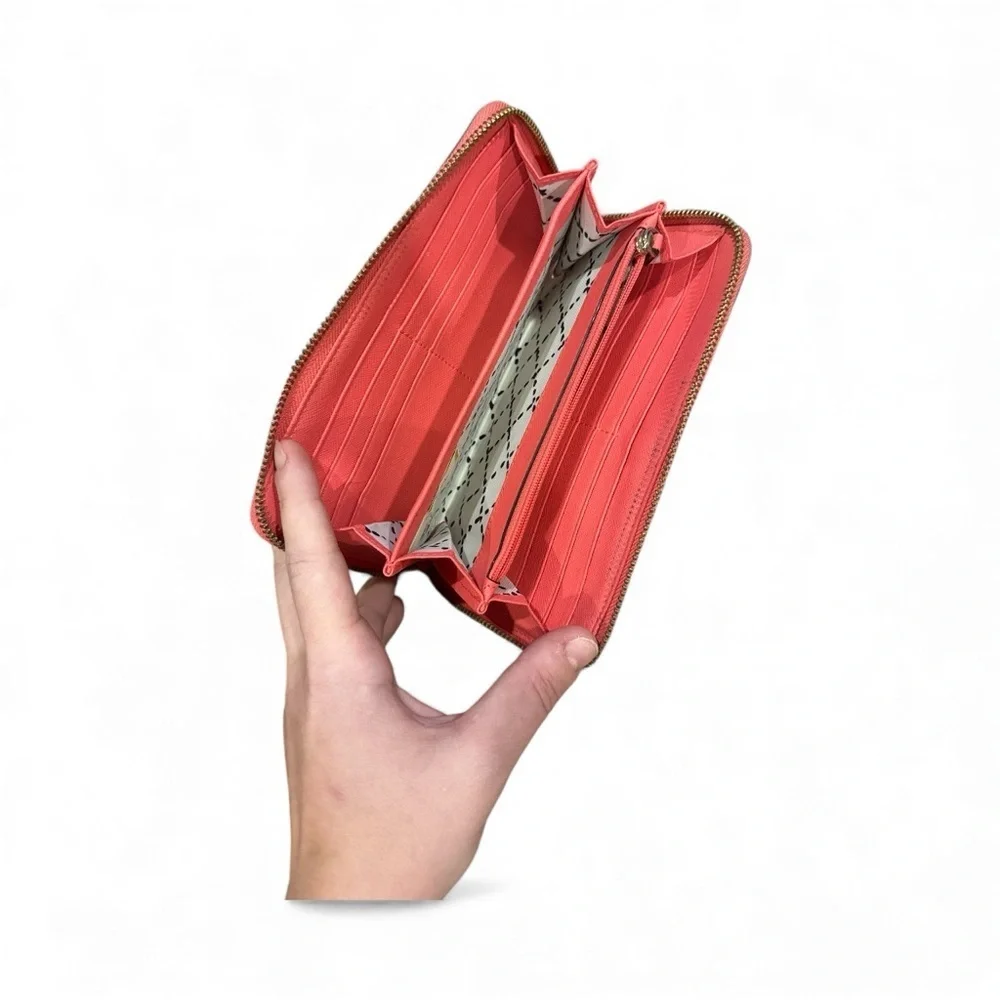 Kate Spade Coral Zip-Around Wallet